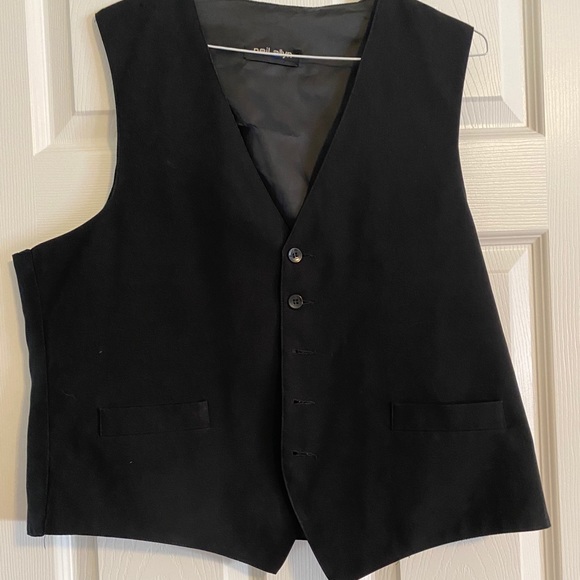Unisex black vest - Picture 1 of 2